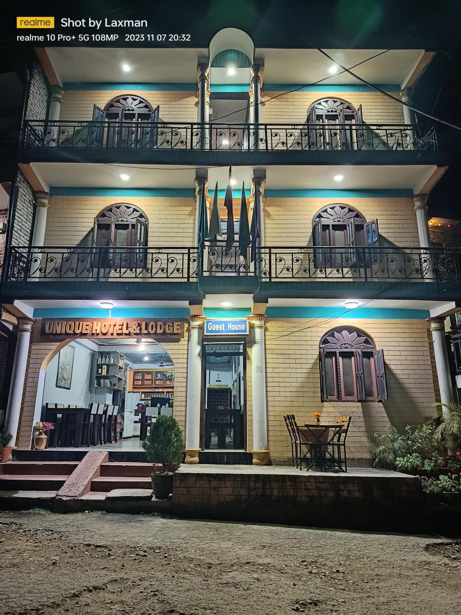 Unique Hotel And Lodge - Pleasure Of Homely Stay - 班迪普尔 外观 照片
